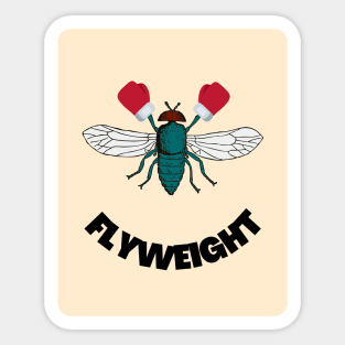 Flyweight Boxer Sticker